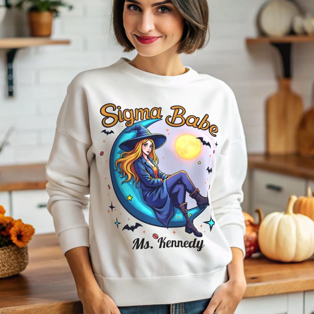 Camiseta Gen Z Sigma Witny Funny Sigma Babe Halloween Gen Z (Criador carregado)