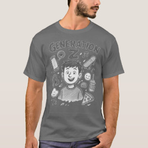 Camiseta Gen Z Sobredimensionado