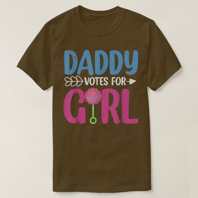 Camiseta Gend do Chá de fraldas do Futuro Pai do Baby Party (Frente do Design)