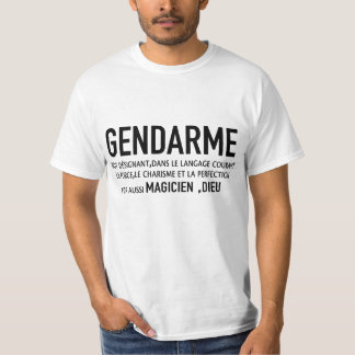 Camiseta GENDARME DEFINITION - EXCLUSIF LIMITÉE gendarme mo