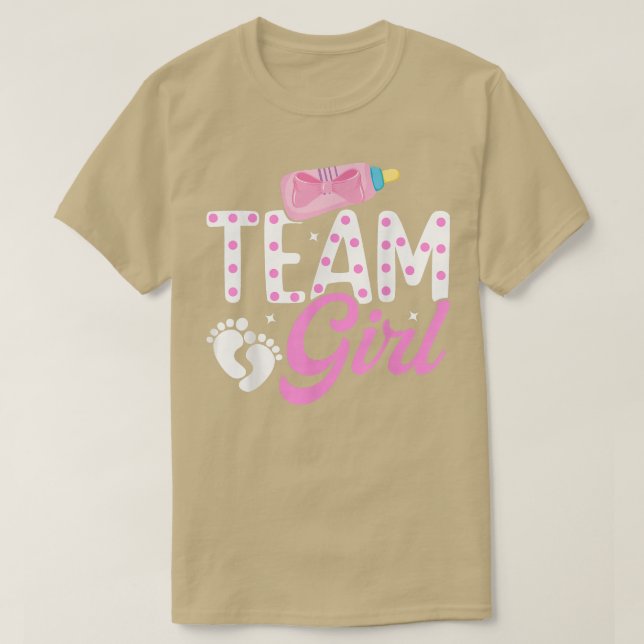 Camiseta Gender Reveal Team Girl 312 (Frente do Design)