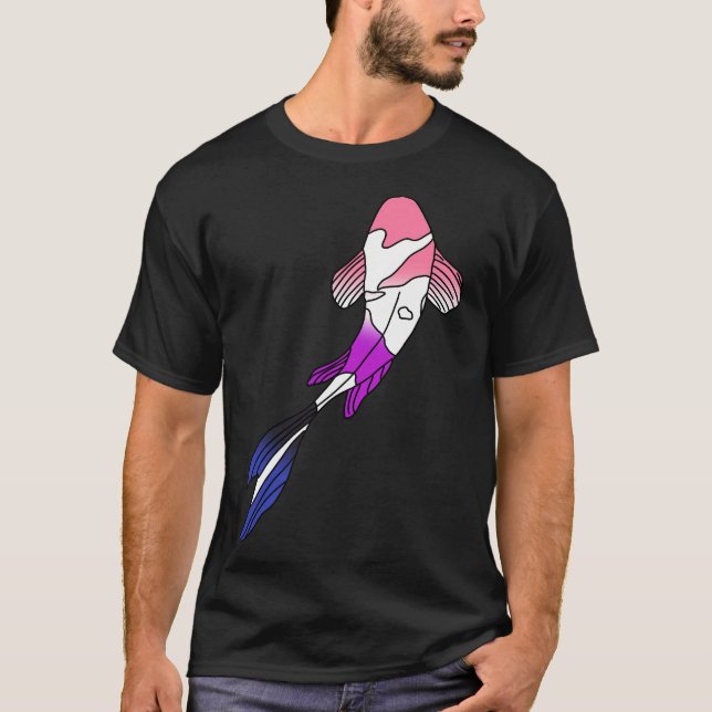 Camiseta Genderlíqui Koi Fish (Frente)