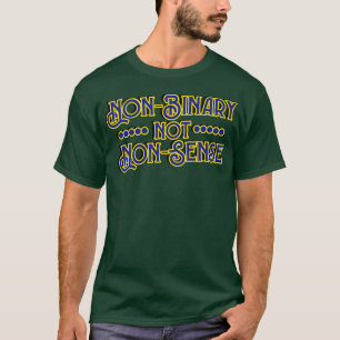Camiseta Genderque de Identidade do Gênero Não-Binário e Nã