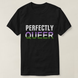 Camiseta (Genderqueer) orgulho perfeitamente estranho de