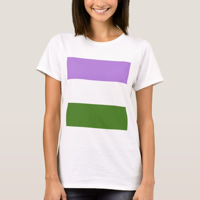 Camiseta Genderqueer Pride (Frente)