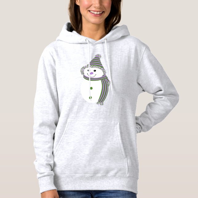 Camiseta Genderqueer Pride Flag Snowman Snowper (Frente)