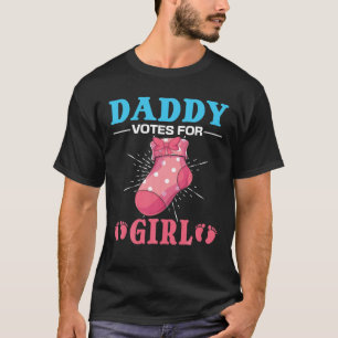 Camiseta Genê do futuro Pai da Pai do Chá de fraldas Mens