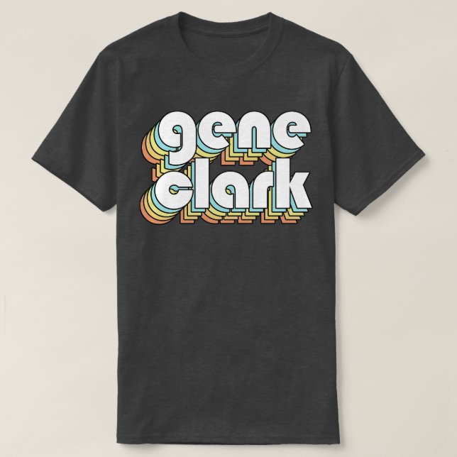 Camiseta Gene Retro-Arco Tipografia Estilo Desvanecido 1 (Frente do Design)