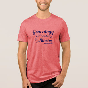 Camiseta Genealogia - celebrando todas as nossas histórias 