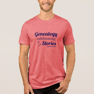 Camiseta Genealogia - celebrando todas as nossas histórias