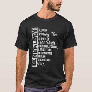 Camiseta Genealogia Da Árvore Familiar Personalizada Para G
