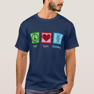 Camiseta Genealogia do Amor pela Paz