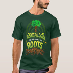 Camiseta Genealogia É Tudo Sobre O Genealogista De Raízes