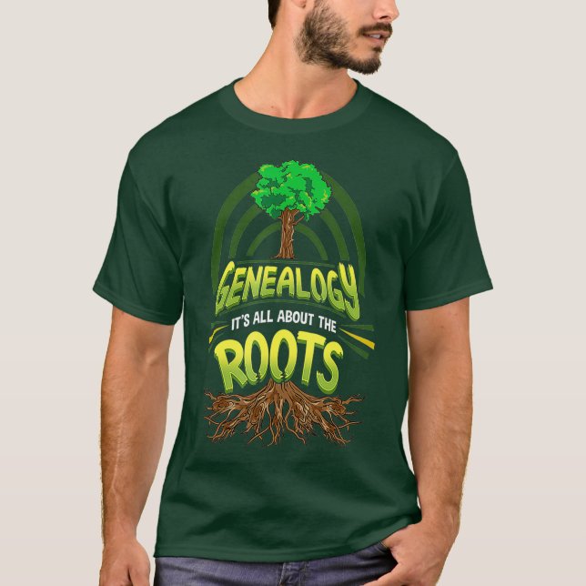 Camiseta Genealogia É Tudo Sobre O Genealogista De Raízes (Frente)