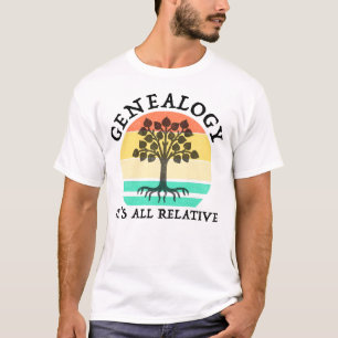 Camiseta Genealogia - Tudo é Relativo