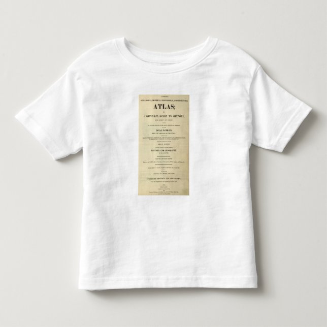 Camiseta Genealógico completo do frontispício, histórico (Frente)