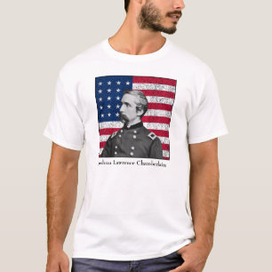 Camiseta General Chamberlain e a bandeira americana