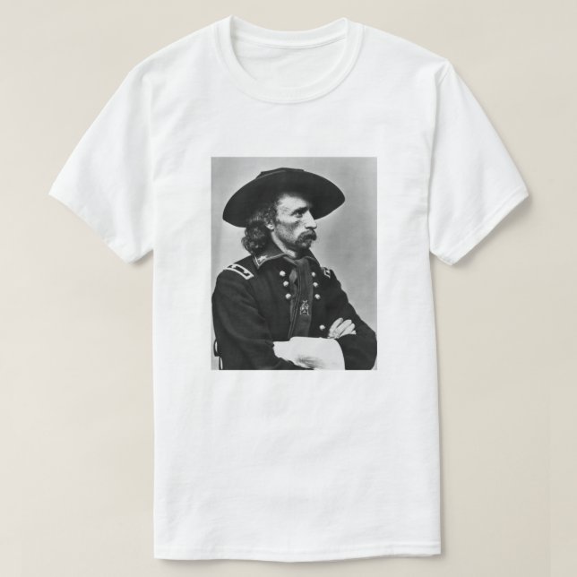 Camiseta General Custer - guerra civil (Frente do Design)