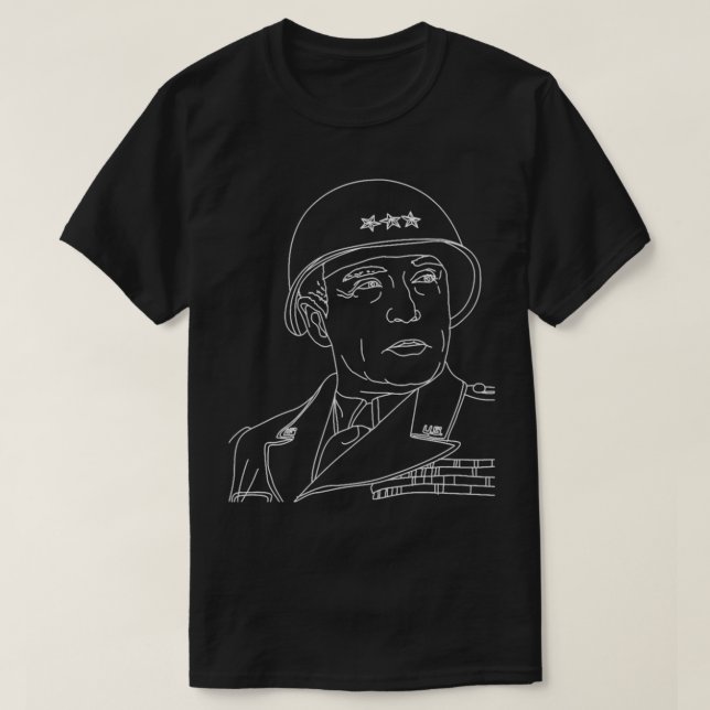 Camiseta General George S (Frente do Design)