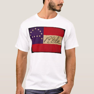 Camiseta General Lee Matriz Bandeira com assinatura