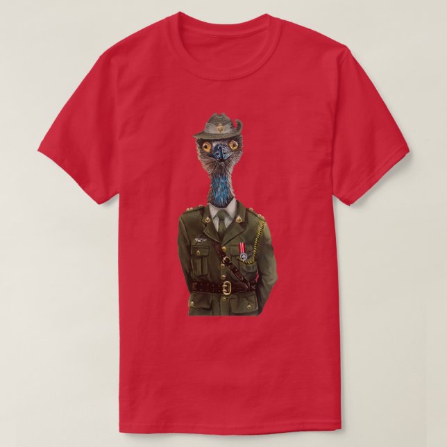 Camiseta General na Guerra da Uem (Frente do Design)