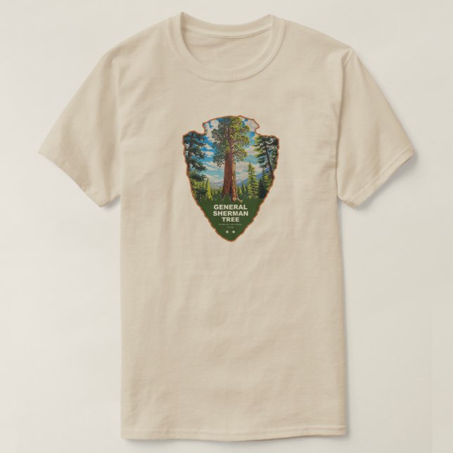 Camiseta General Sherman Tree Sequoia NP Arrowhead (Frente do Design)
