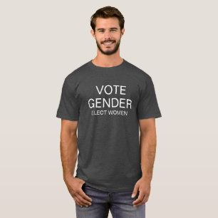 Camiseta Género do voto - eleja mulheres