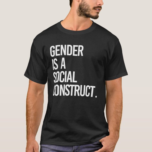 Camiseta Gênero é um construto social (Frente)