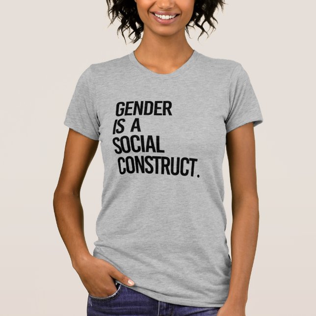 Camiseta Gênero é uma construção social (Frente)