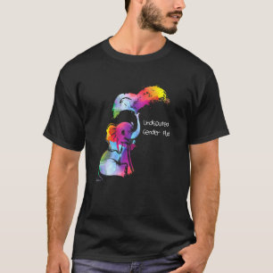 Camiseta Gênero Indiscutível Fluido Arco-Íris Gênero Impera
