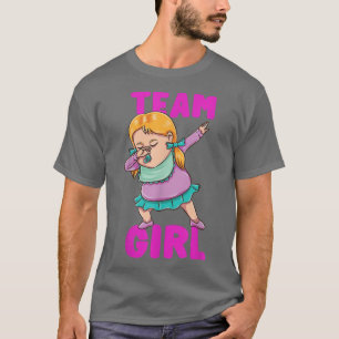 Camiseta Gênero Reveal Dabbing Team Girl373