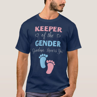 Camiseta Gênero Reveal Guardião Do Gênero Que A Vovó Ama Y
