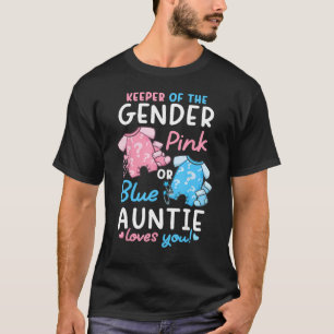 Camiseta Gênero Reveal Guardião do Rosa de Gênero ou Azul
