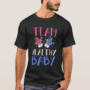 Camiseta Gênero Reveal Py Team Saudável Baby