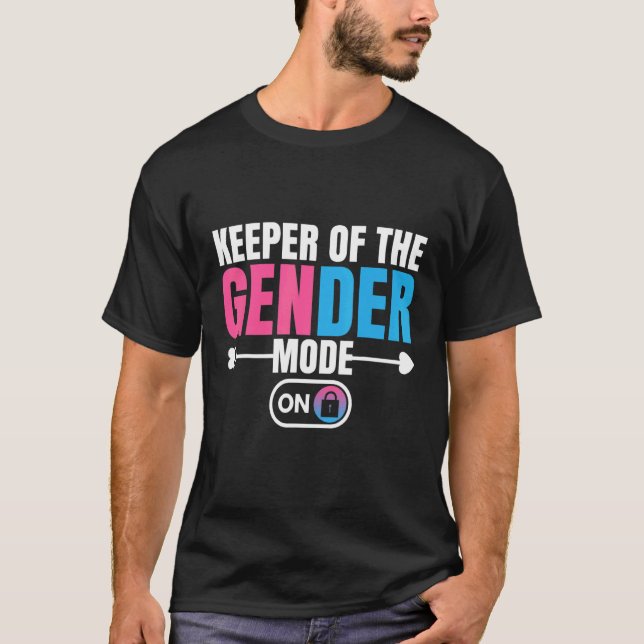 Camiseta Gênero Reveal Responsável Pelo Gênero 14 (Frente)