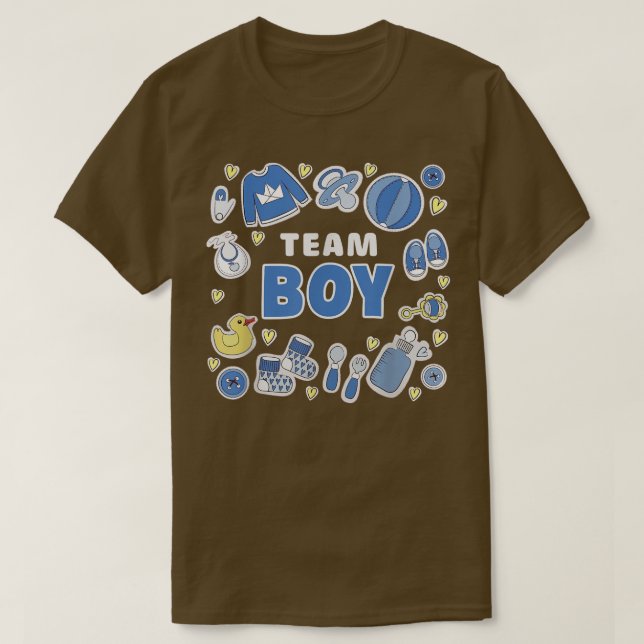 Camiseta Gênero Reveal Team Boy529 (Frente do Design)