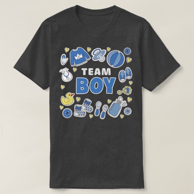 Camiseta Gênero Reveal Team Boy (2) (Frente do Design)