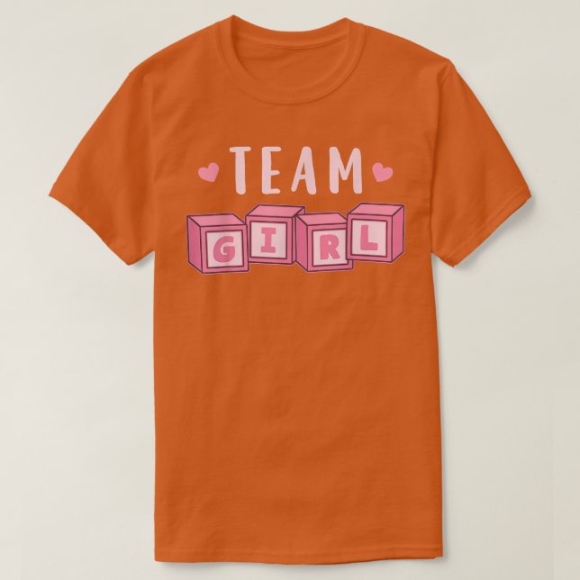 Camiseta Gênero Reveal Team Girl 553 (Frente do Design)