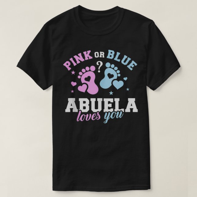 Camiseta Gênero revela abúela avó (Frente do Design)