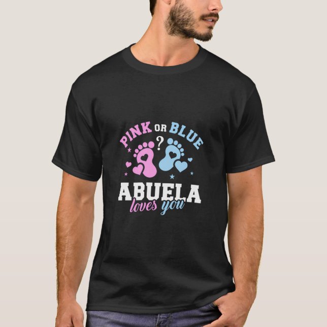 Camiseta Gênero Revela Abuela Avó (Frente)