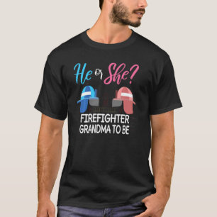 Camiseta Gênero Revela Ele Ou Ela Nana Bombeiro Futuro Gr