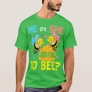 Camiseta Gênero Revela Ele ou Ela Padrinho de Bebê Anno
