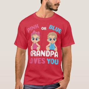 Camiseta Gênero Revela Engraçado Vovô Ama Você Corresponden