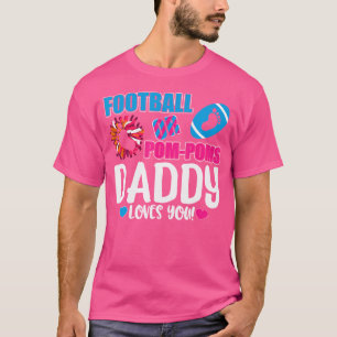 Camiseta Gênero Revela Futebol Ou Pai Pom Pom