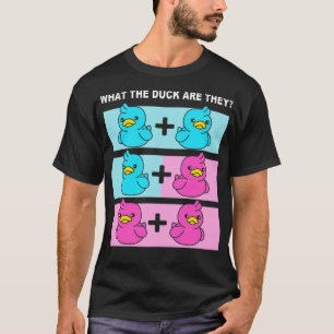 Camiseta Gênero Revela Gêmeos O Que O Pato É O Trabalho 