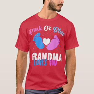 Camiseta gênero revela presentes do partido, cor-de-rosa ou