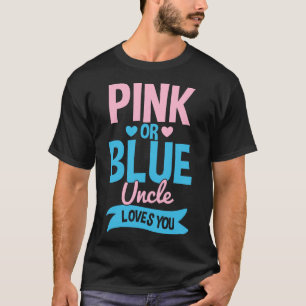 Camiseta Gênero Revela Tio Rosa ou Azul