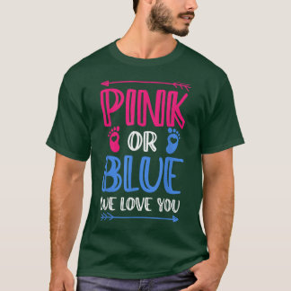 Camiseta Gênero Revelam Rosa ou Azul, Menino ou Menina Que 