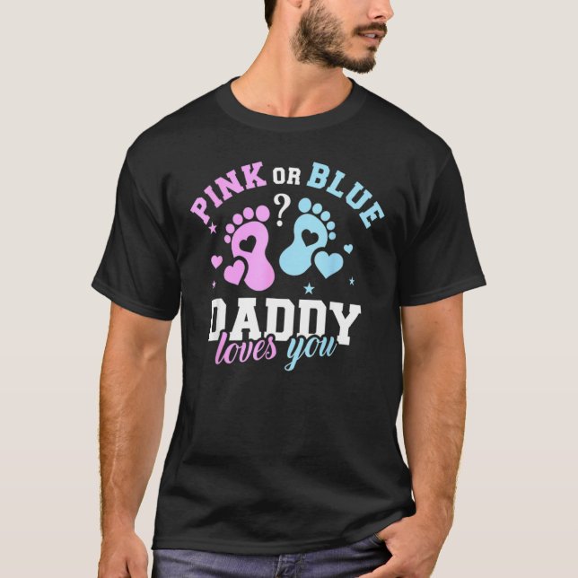 Camiseta Gênero Revelar Pai Clássico (Frente)