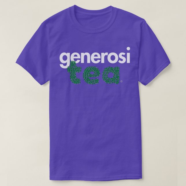 Camiseta Generosity Tea Lovers brancos (Frente do Design)